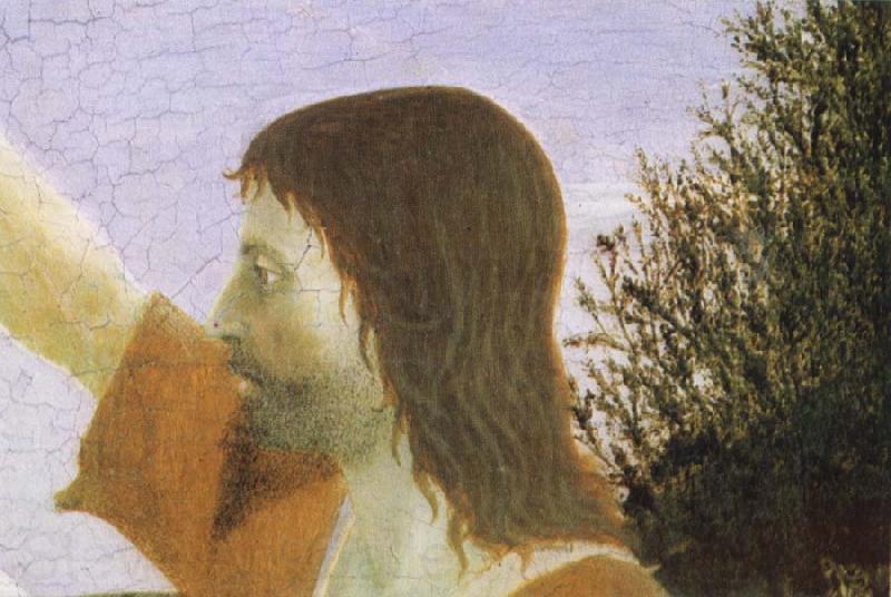 Piero della Francesca Detail of Baptism of Christ France oil painting art